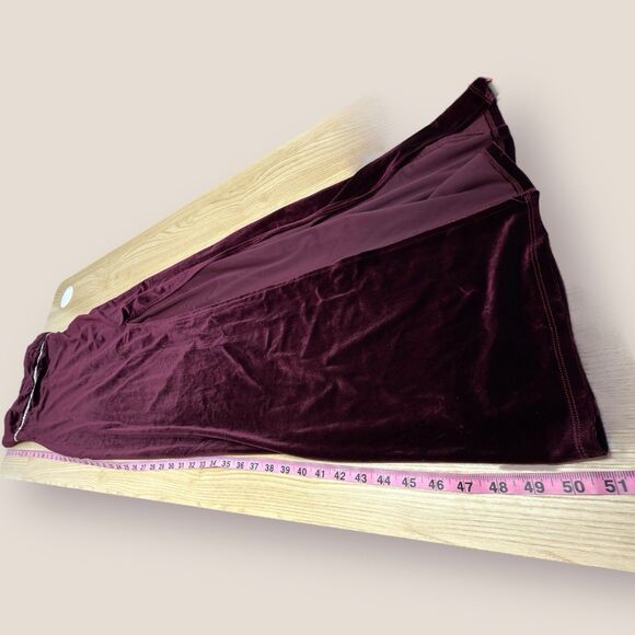 Y2K Whimsigoth Velvet Maxi Dress Size S Burgundy Prom Bling Vamp Fairy Romantic - Picture 10 of 13